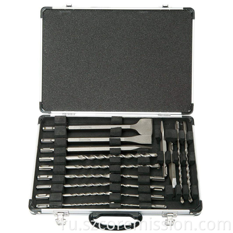 Technical 17pcs Concrete Drilling SDS Drill Bit Set